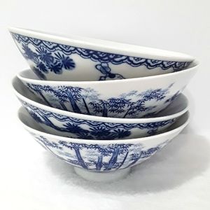 🎎 Asian Porcelain Chinoiserie Bowls